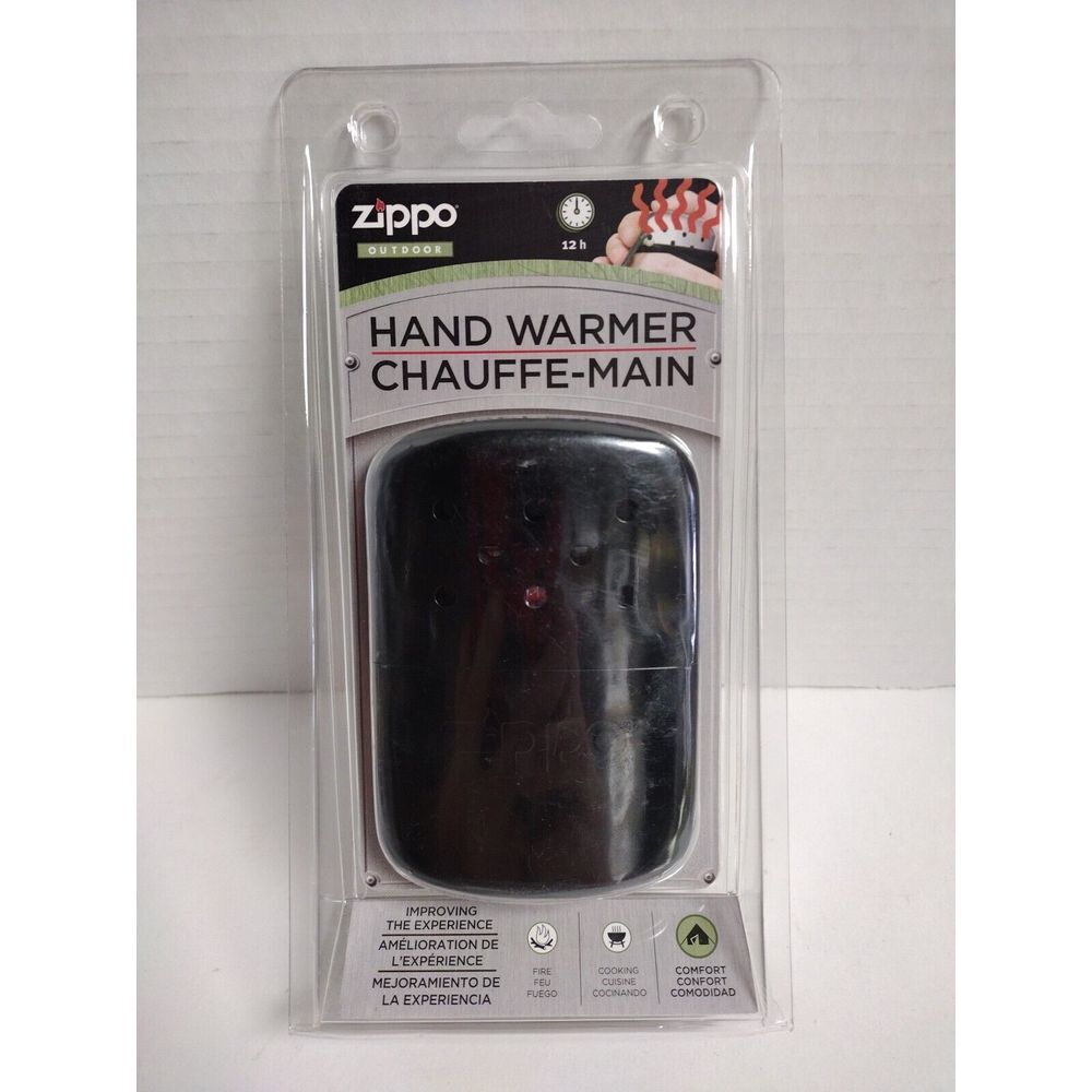 Zippo 12-Hour Black Matte Refillable Hand Warmer